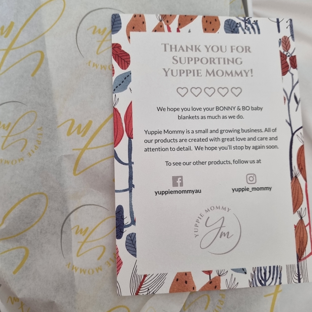 NEW Handmade Lovey Security Blanket Gift Set - Picture 5 of 6